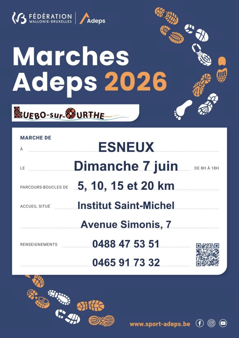 Read more about the article Marche Adeps à Esneux le 7 juin 2026
