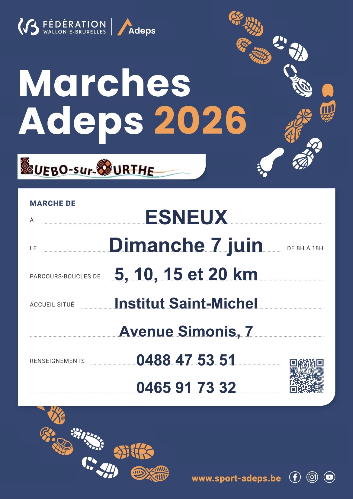 You are currently viewing Marche Adeps à Esneux le 7 juin 2026
